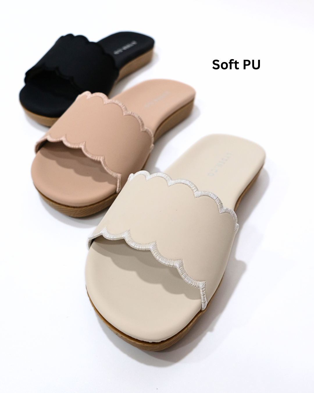 【NEW】Lyden Puffy Dream X Slip-on Series Sandals - Classic Black//Pink//Beige