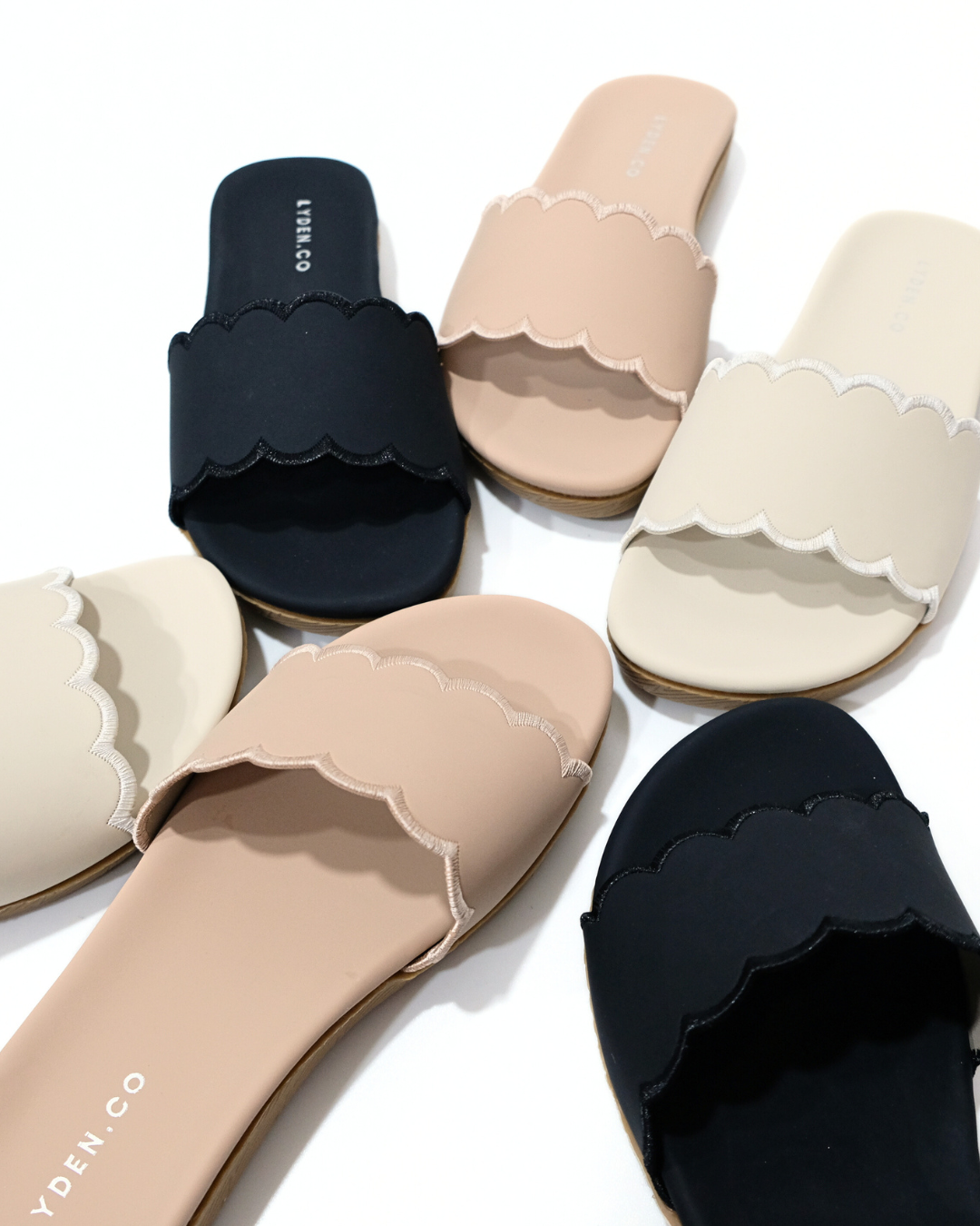 【NEW】Lyden Puffy Dream X Slip-on Series Sandals - Classic Black//Pink//Beige