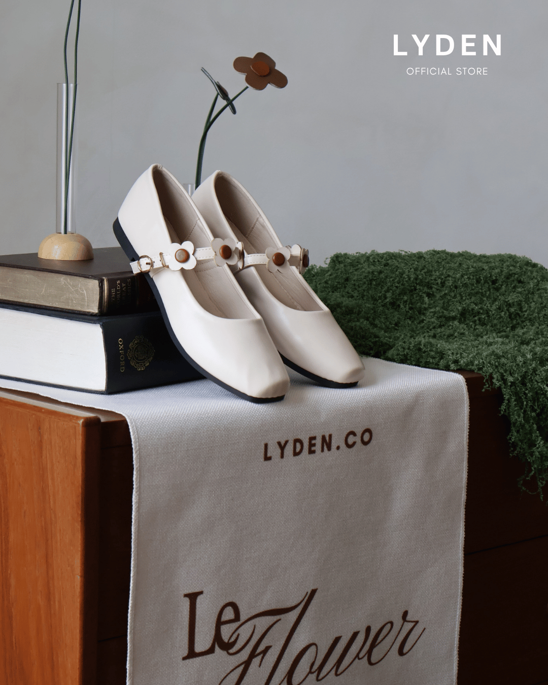 【Le Flowers Mini Bloom】Flats with Bloom Strap Series