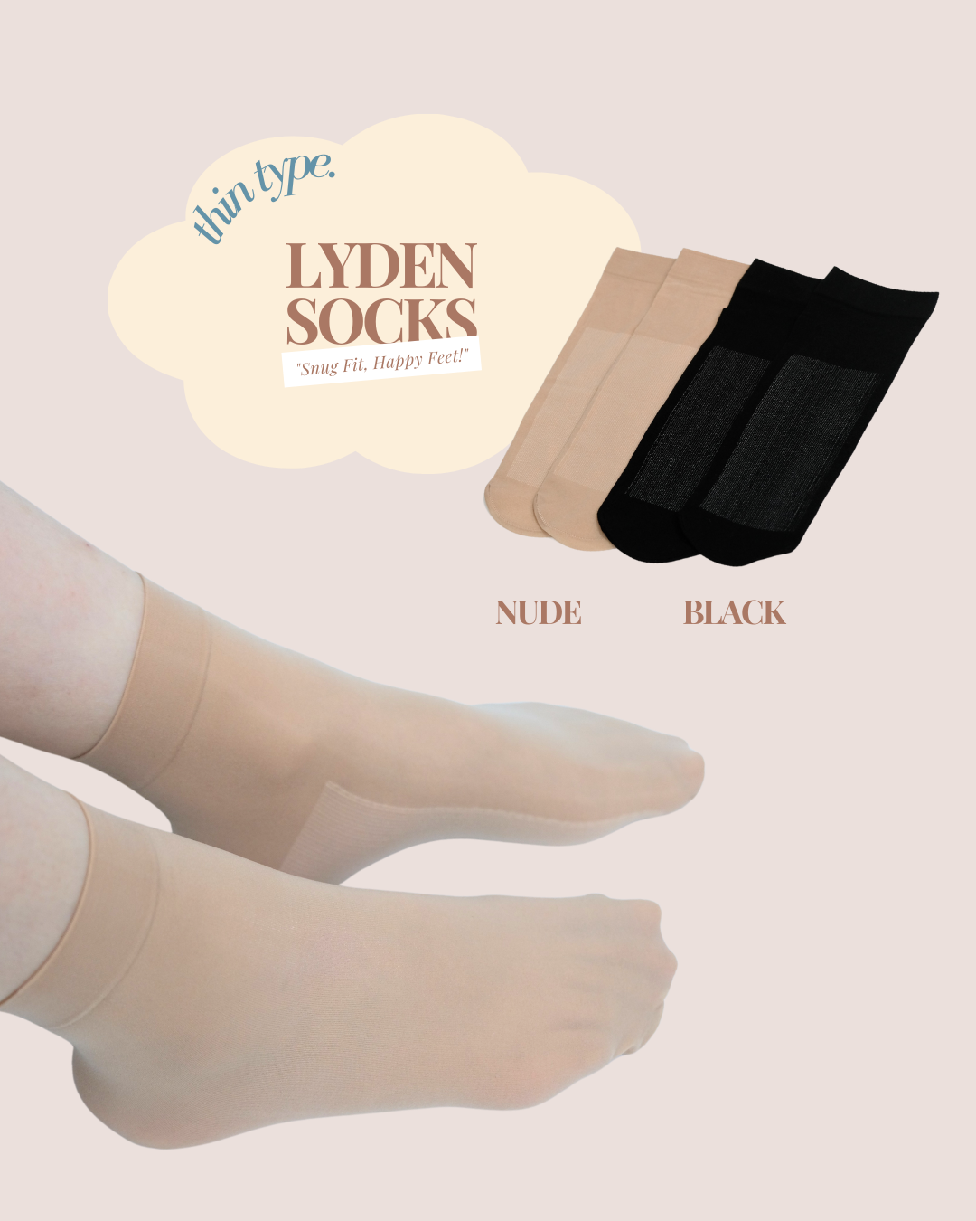 Lyden 1 Pair Stoking Muslimah High Quality New Ankle Stoking Sarung Kaki Muslimah// Stoking Wanita