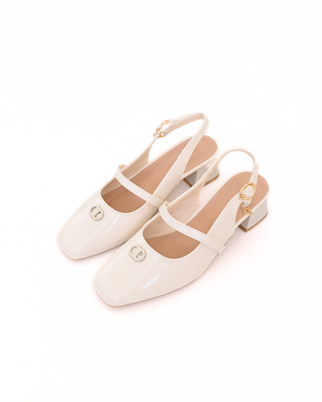 【NEW】Lyden Clara Glossy Heels series 5cm pump heels - Beige//Khaki//Brown