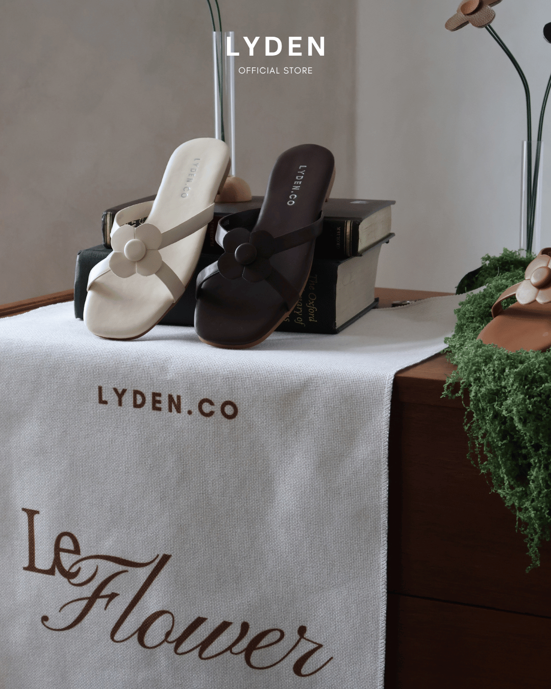 【NEW】【Le Flowers Mini Bloom】Sandals Series