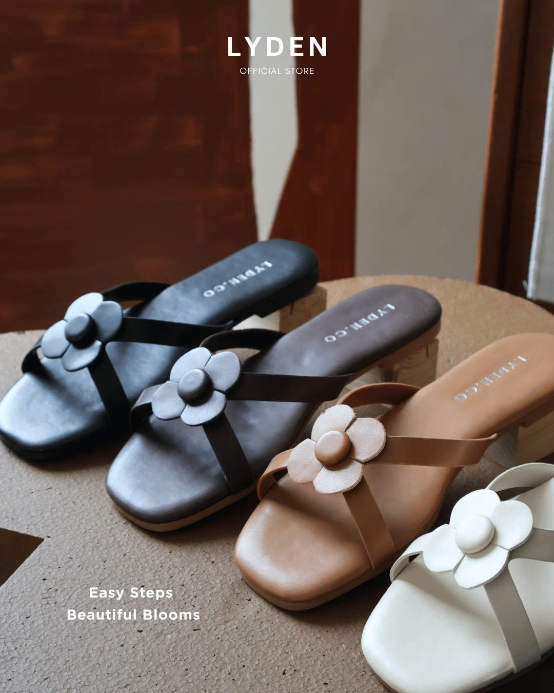 【NEW】【Le Flowers Mini Bloom】Sandals Series