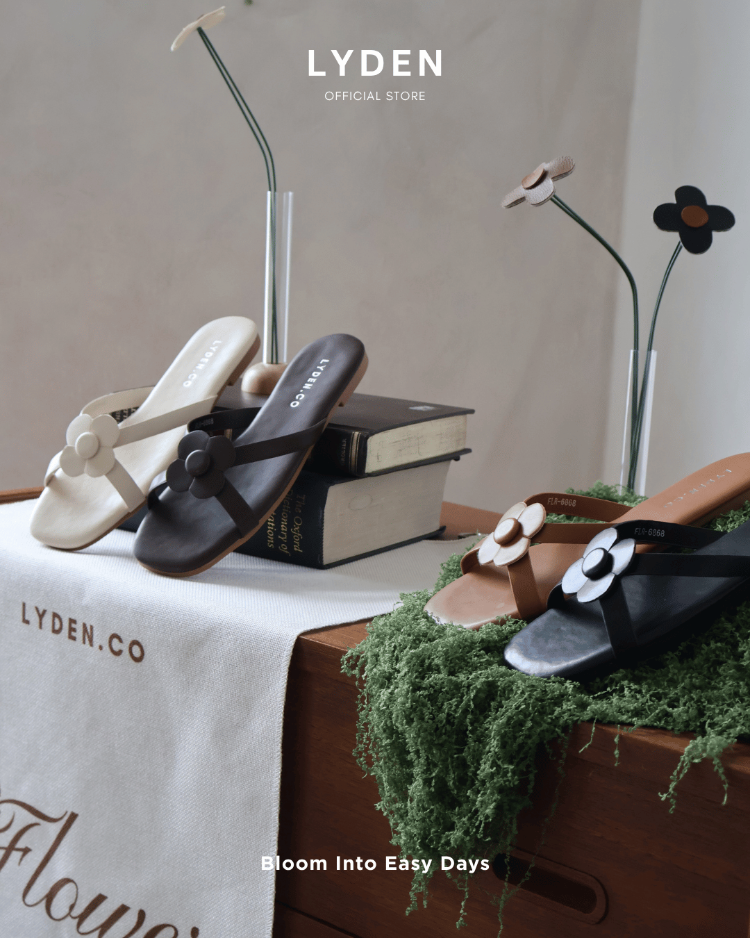 【NEW】【Le Flowers Mini Bloom】Sandals Series