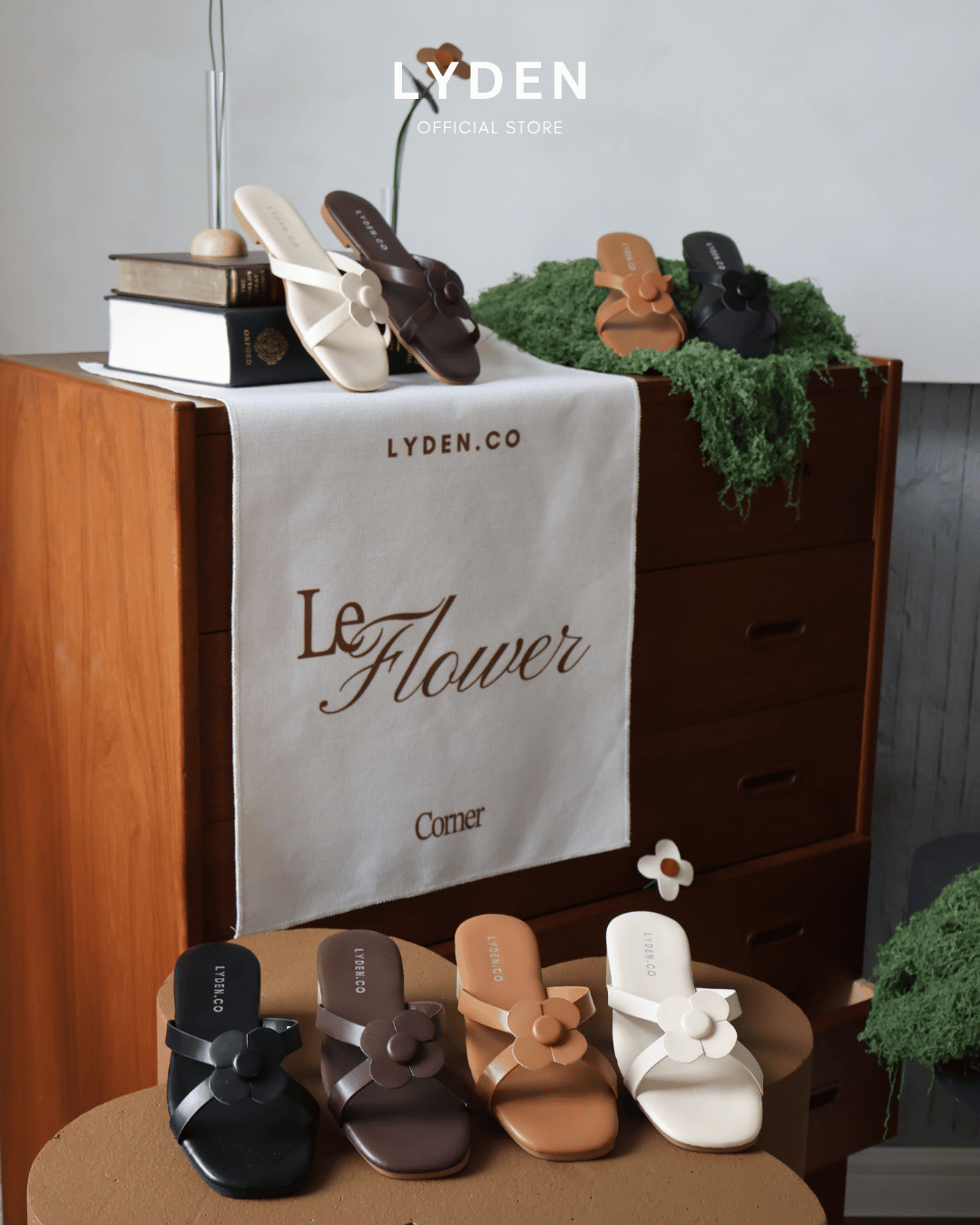 【NEW】【Le Flowers Mini Bloom】Sandals Series