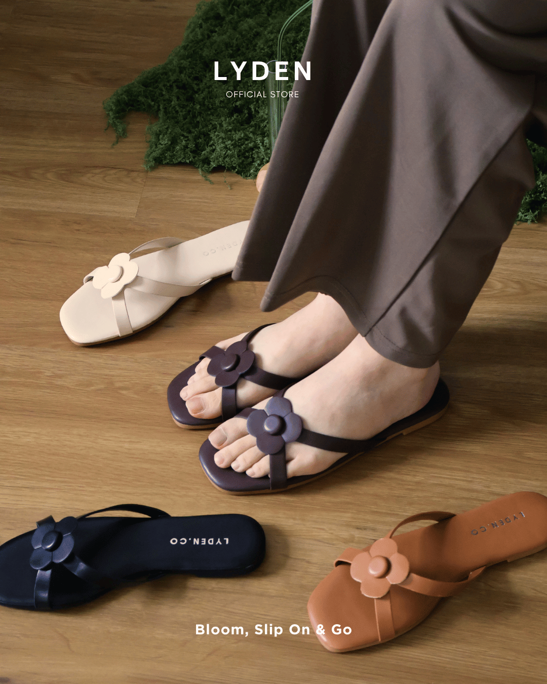 【NEW】【Le Flowers Mini Bloom】Sandals Series
