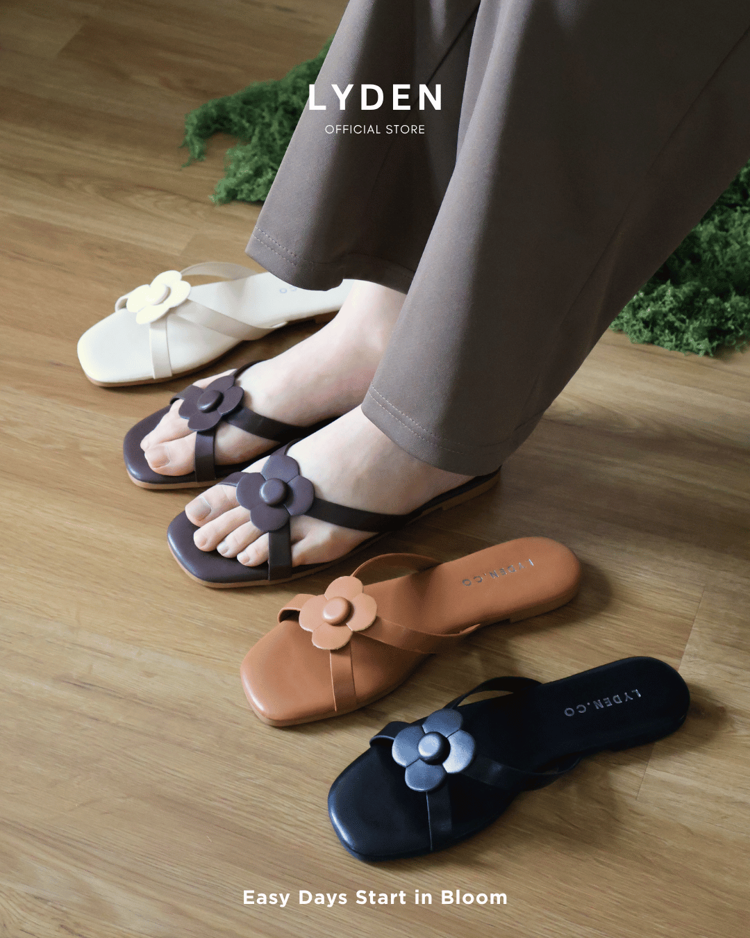 【NEW】【Le Flowers Mini Bloom】Sandals Series