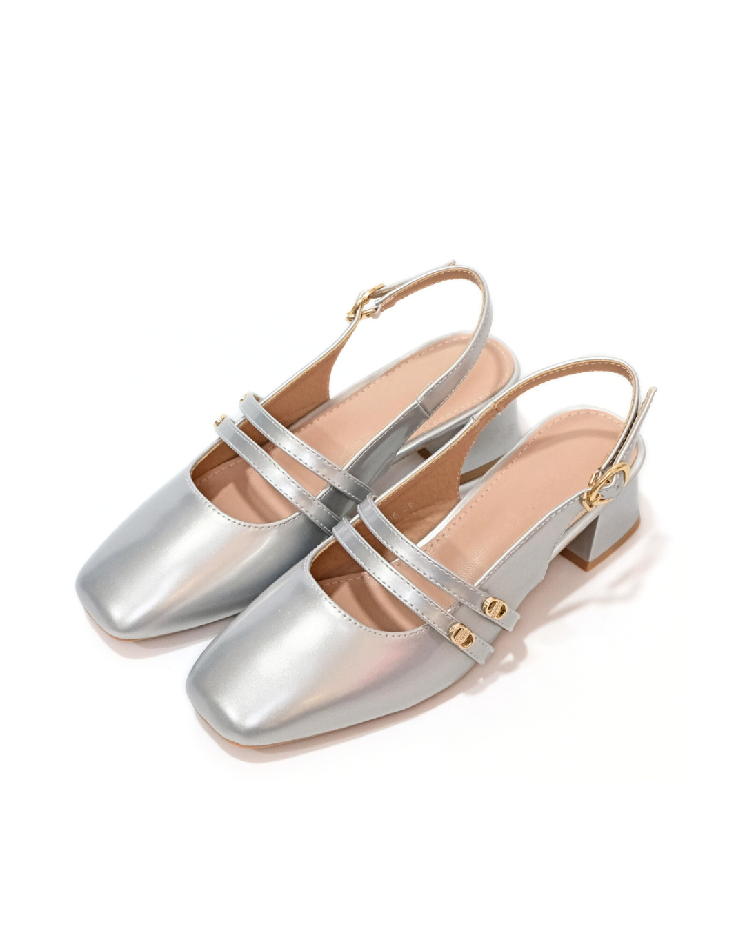 【NEW】Lyden Mary Jane Glossy series 4cm pump heels - Classic Black//Maroon//Silver