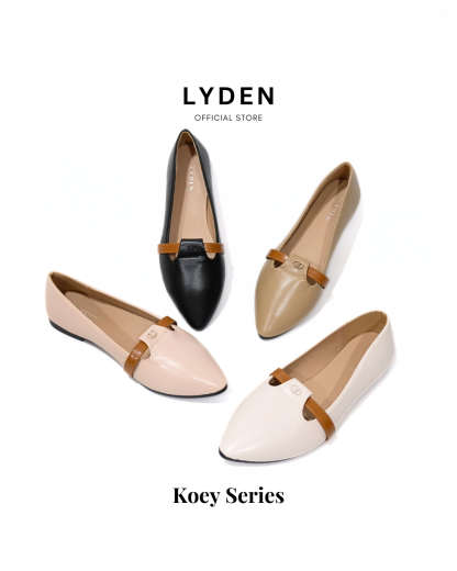 【NEW】Lyden Koey Series Flats - Beige//Pink//Khaki//Classic Black