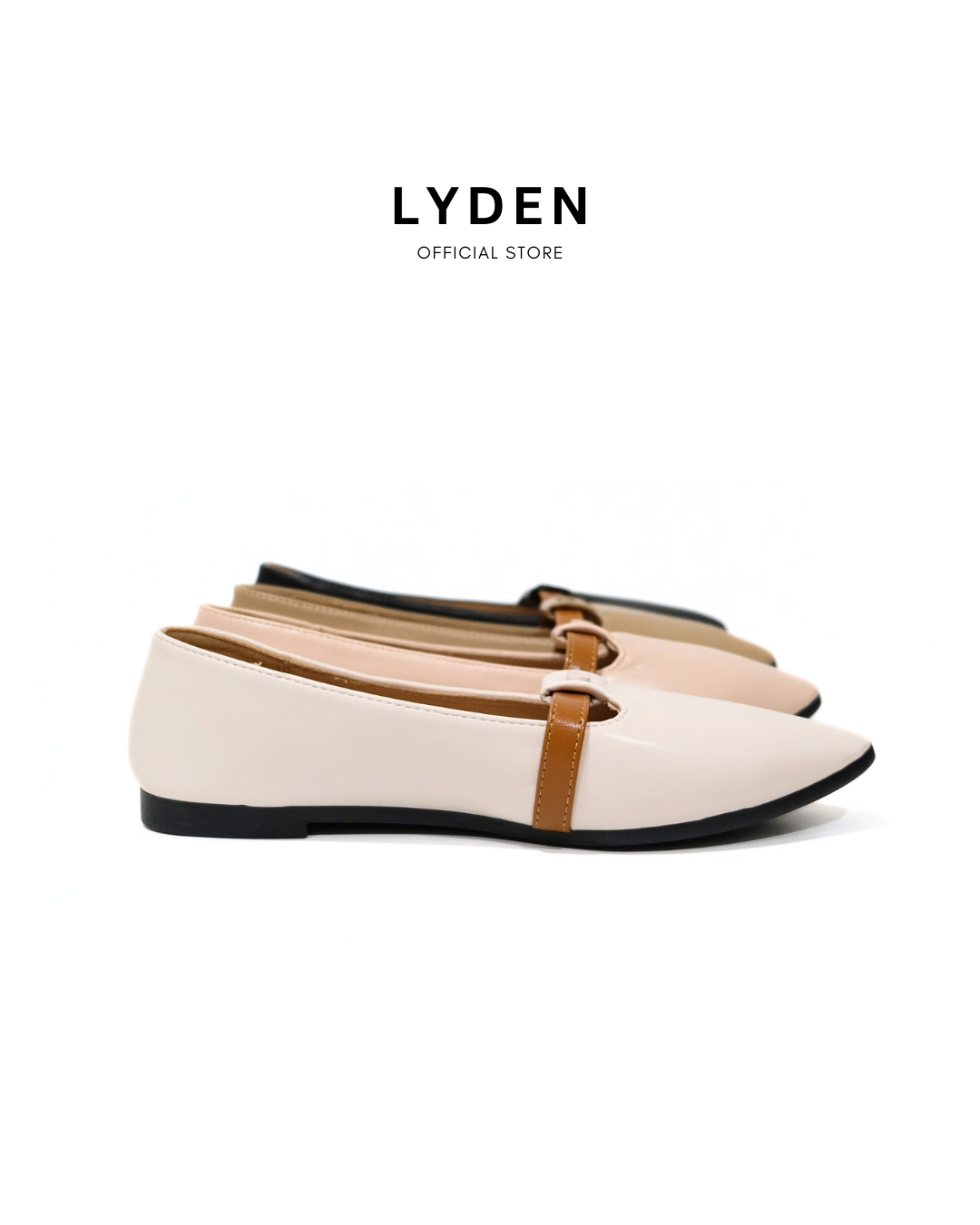 【NEW】Lyden Koey Series Flats - Beige//Pink//Khaki//Classic Black