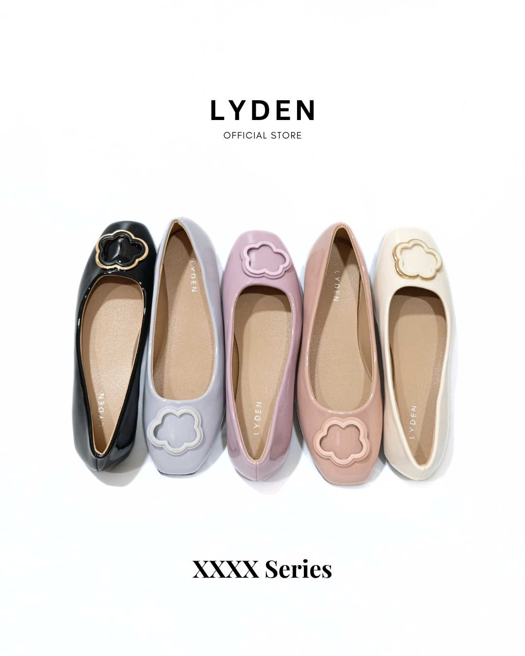 【NEW】Lyden XXXX Series Flats - Beige//Pink//Purple//Blue//Classic Black