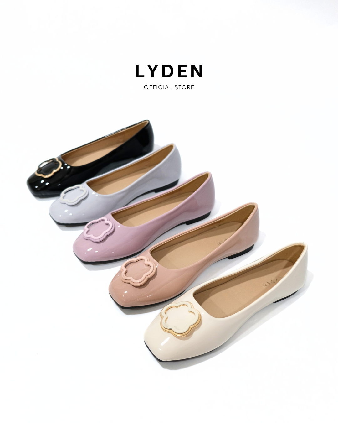 【NEW】Lyden XXXX Series Flats - Beige//Pink//Purple//Blue//Classic Black