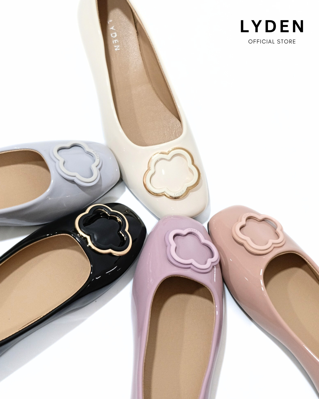 【NEW】Lyden XXXX Series Flats - Beige//Pink//Purple//Blue//Classic Black
