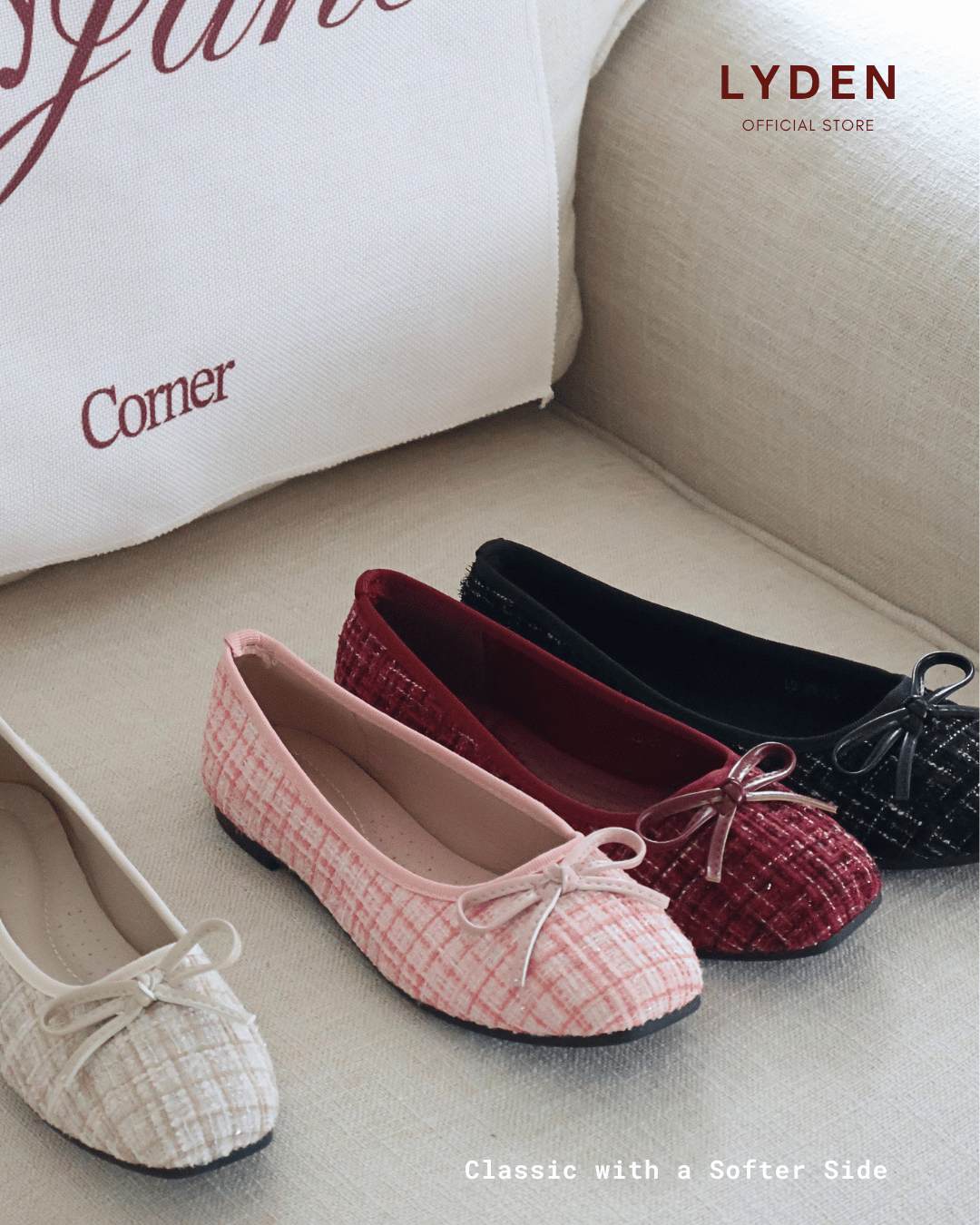 【NEW】Crochet Kiss Ballet Flats Series