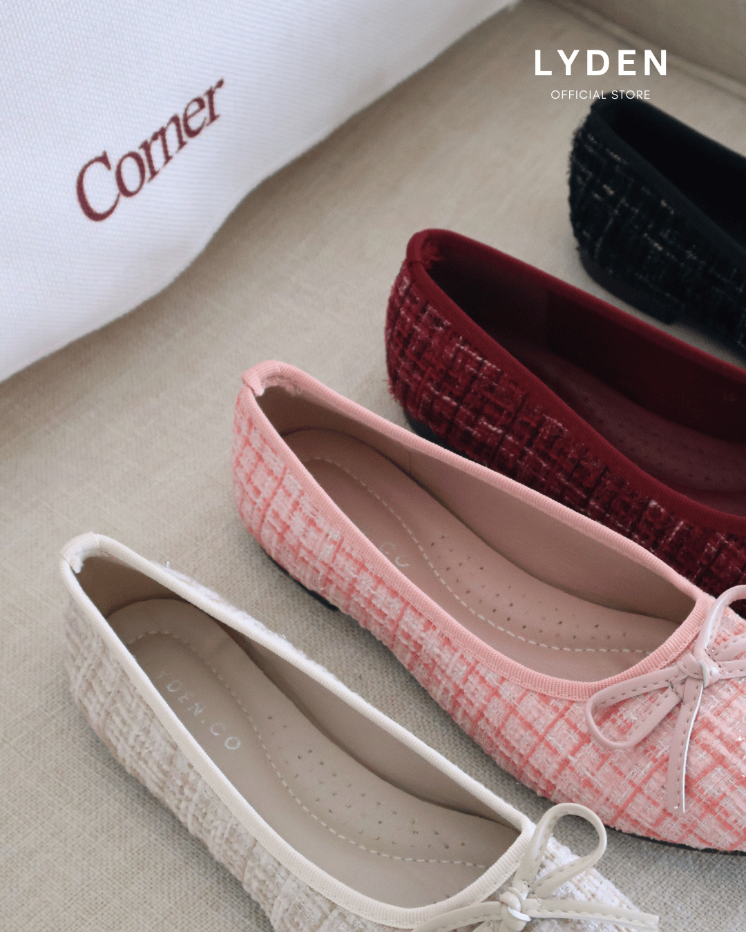 【NEW】Crochet Kiss Ballet Flats Series