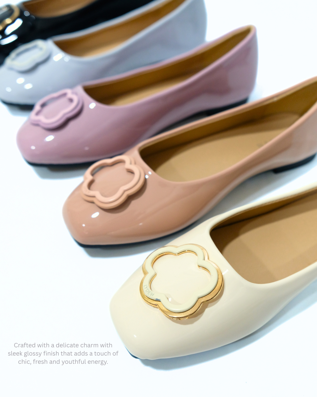 【NEW】Lyden XXXX Series Flats - Beige//Pink//Purple//Blue//Classic Black
