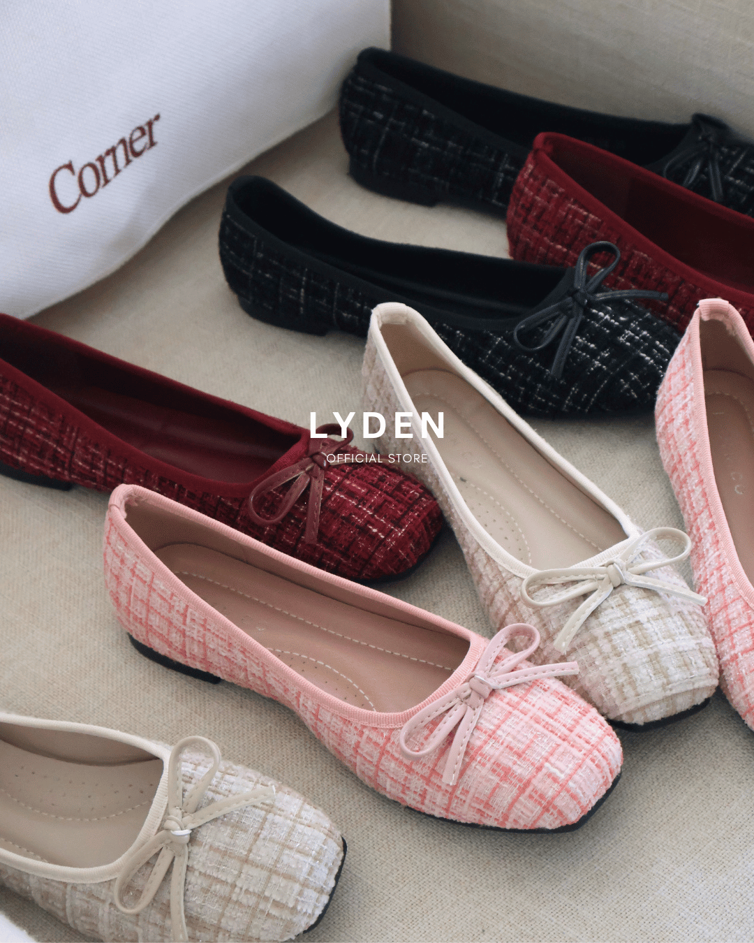 【NEW】Crochet Kiss Ballet Flats Series