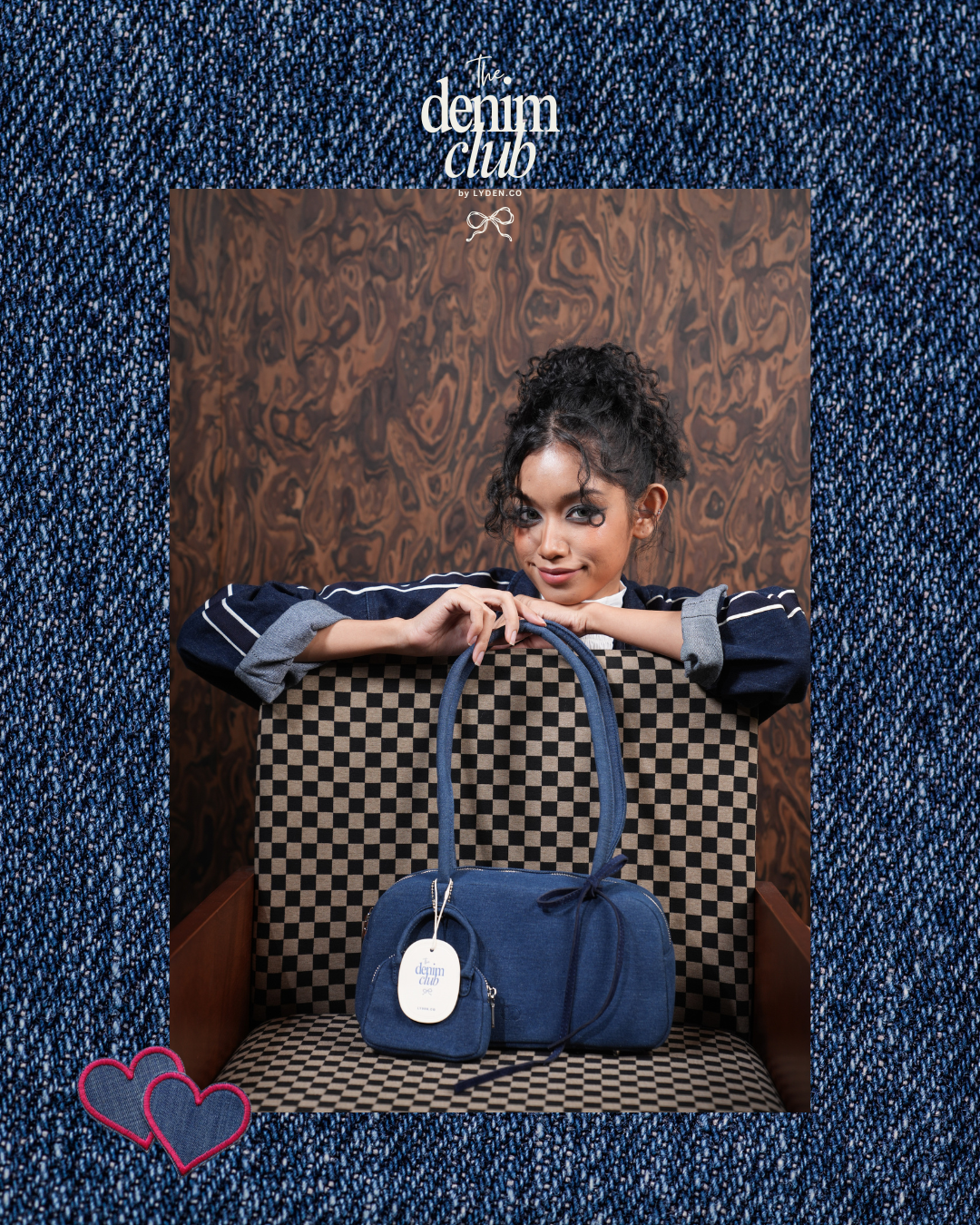 【NEW】Lyden Denim Club - Bag/ Handbag / Shoulder Bag