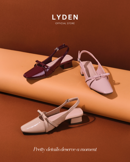 【NEW】Lyden Rosie Jane Heels series 4cm pump heels - Beige//Pink//Maroon