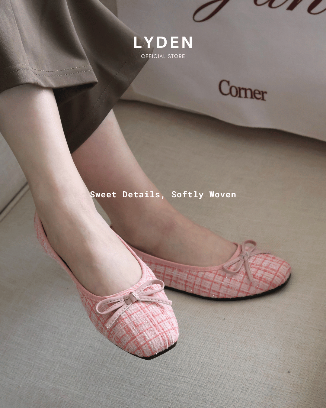 【NEW】Crochet Kiss Ballet Flats Series