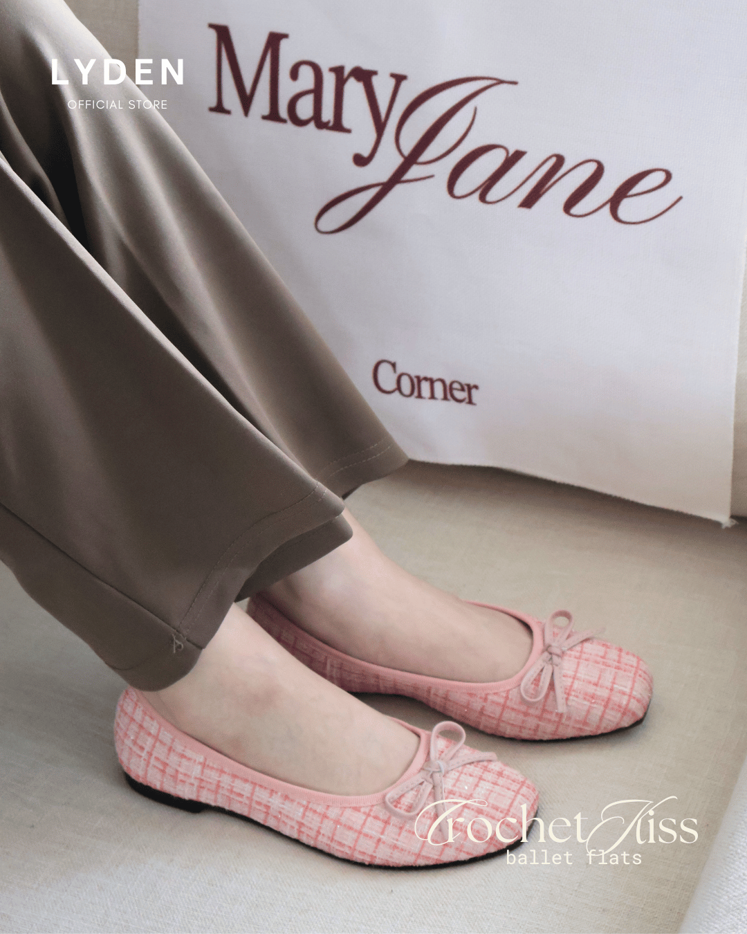 【NEW】Crochet Kiss Ballet Flats Series