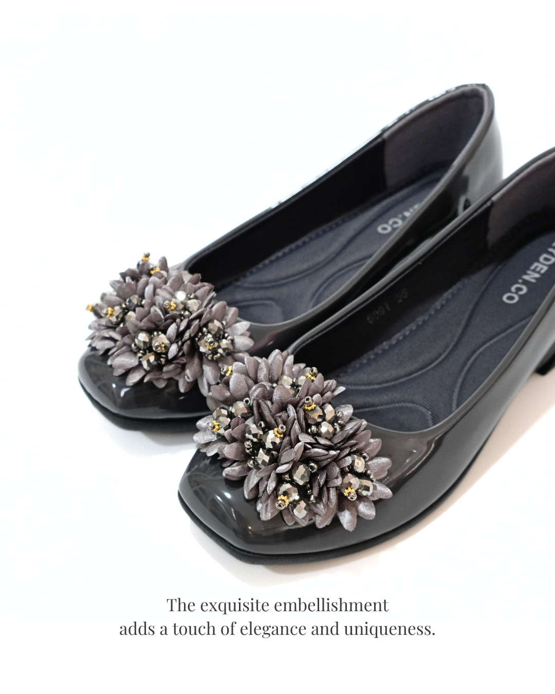 【NEW】Lyden Dania series 4cm heels - Classic Black//Khaki//Gray