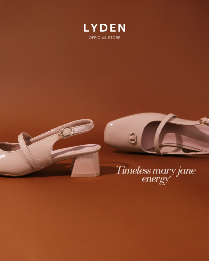 【NEW】Lyden Clara Glossy Heels series 5cm pump heels - Beige//Khaki//Brown