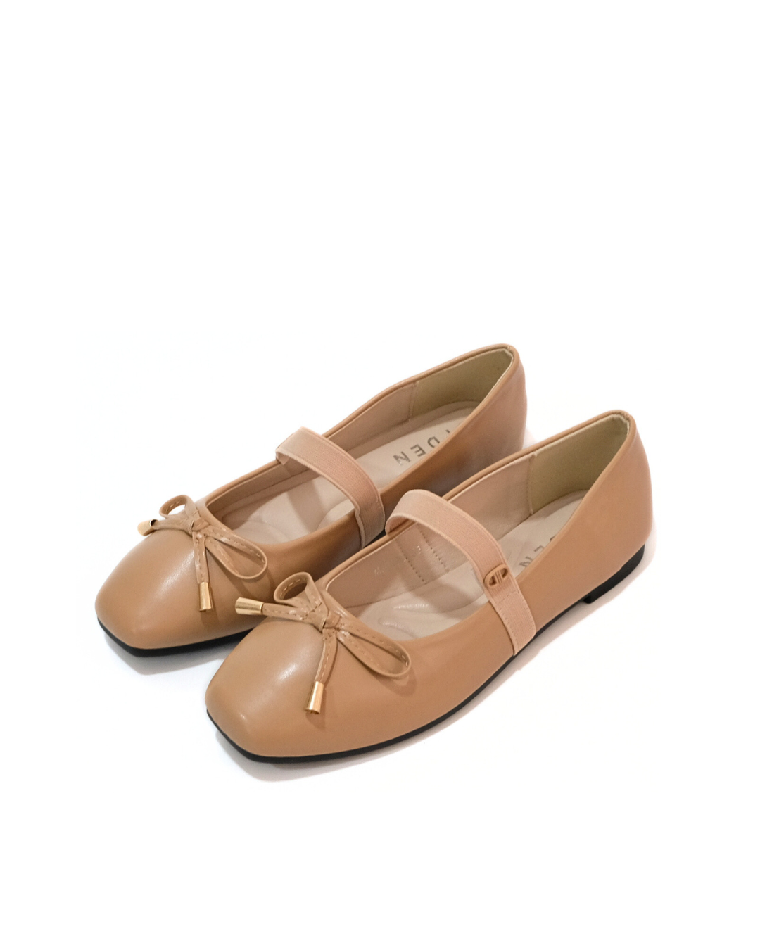 【NEW】Lyden Mary Jane Flats with Elastic Strap - Pink//Khaki//Maroon//Classic Black