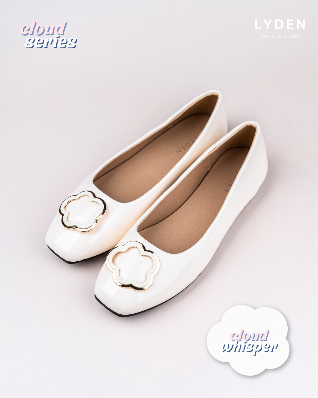 【NEW】Lyden Cloud Series Flats - Beige//Pink//Purple//Blue//Classic Black