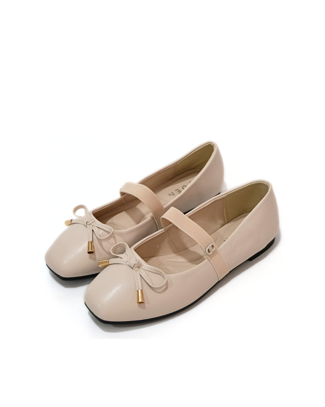 【NEW】Lyden Mary Jane Flats with Elastic Strap - Pink//Khaki//Maroon//Classic Black