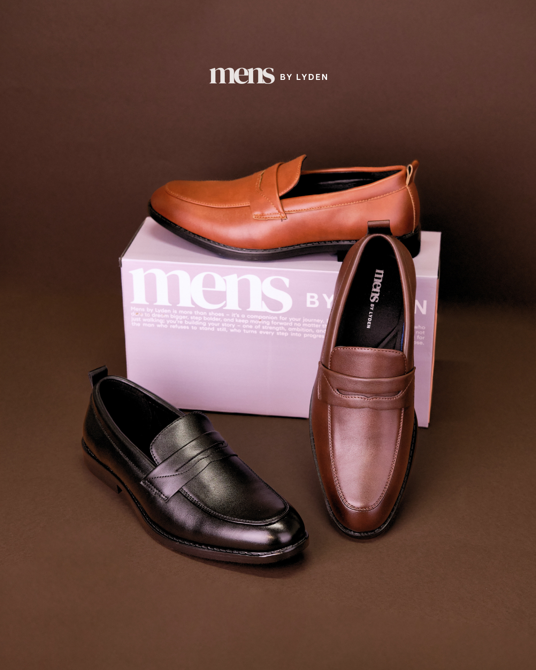 【MENS BY LYDEN】Llyas Loafers Series - Classic Black//Brown//Coffee