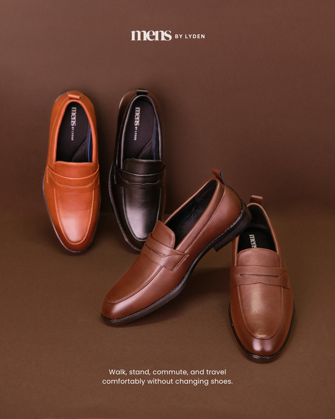 【MENS BY LYDEN】Llyas Loafers Series - Classic Black//Brown//Coffee