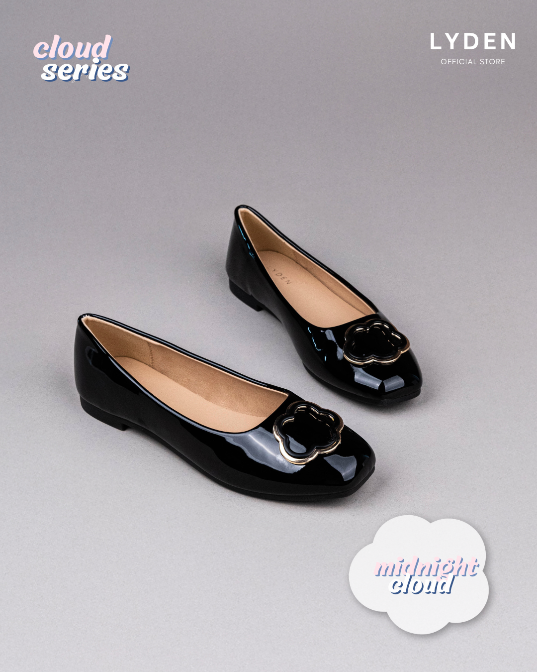 【NEW】Lyden Cloud Series Flats - Beige//Pink//Purple//Blue//Classic Black