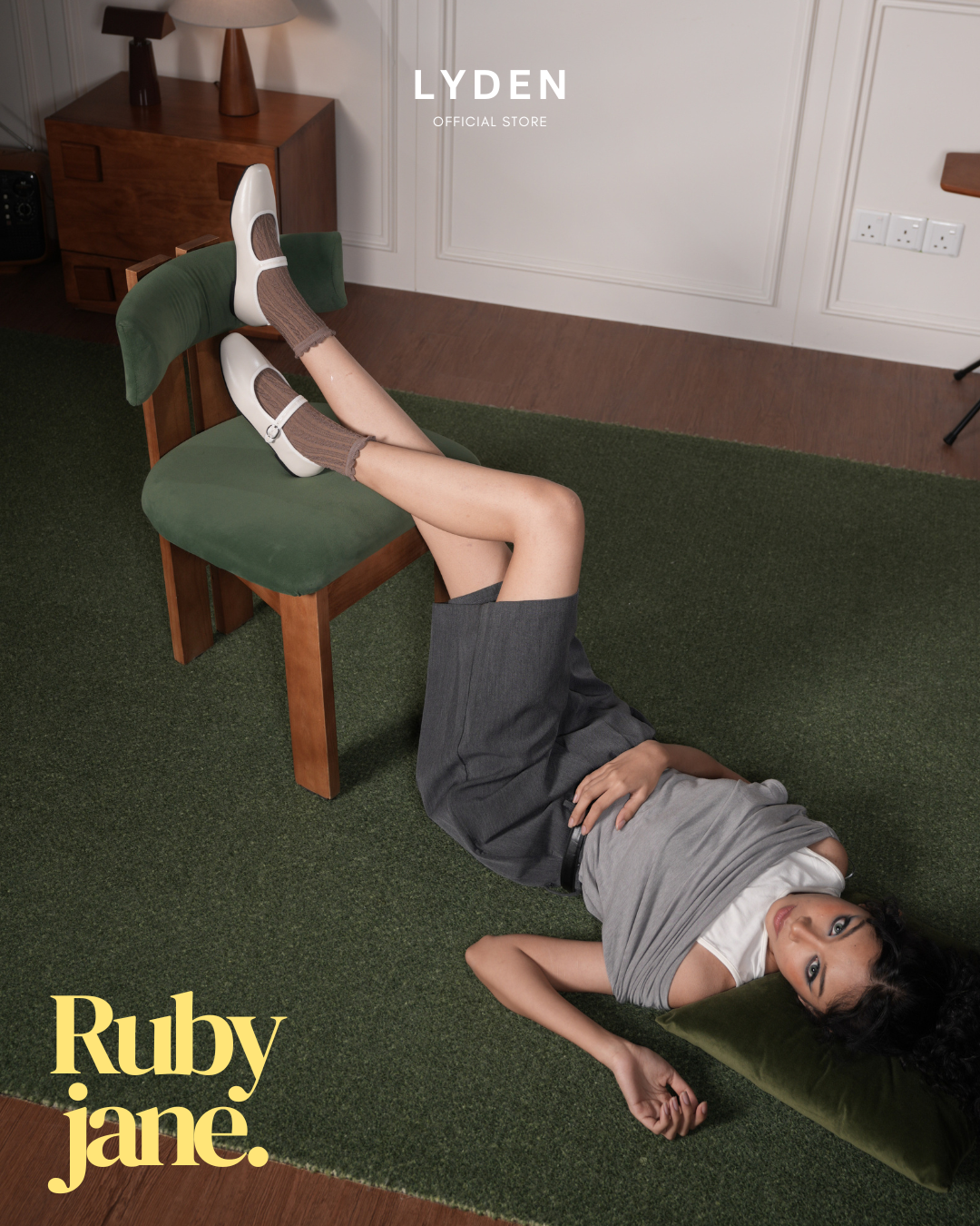 【NEW】Lyden Ruby Jane Series Flats - Beige//Brown//Grey