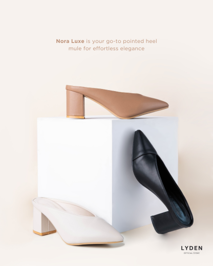 【NEW】Lyden Nora Luxe Series 2.5 inch pump heels - Classic Black//Khaki//Beige
