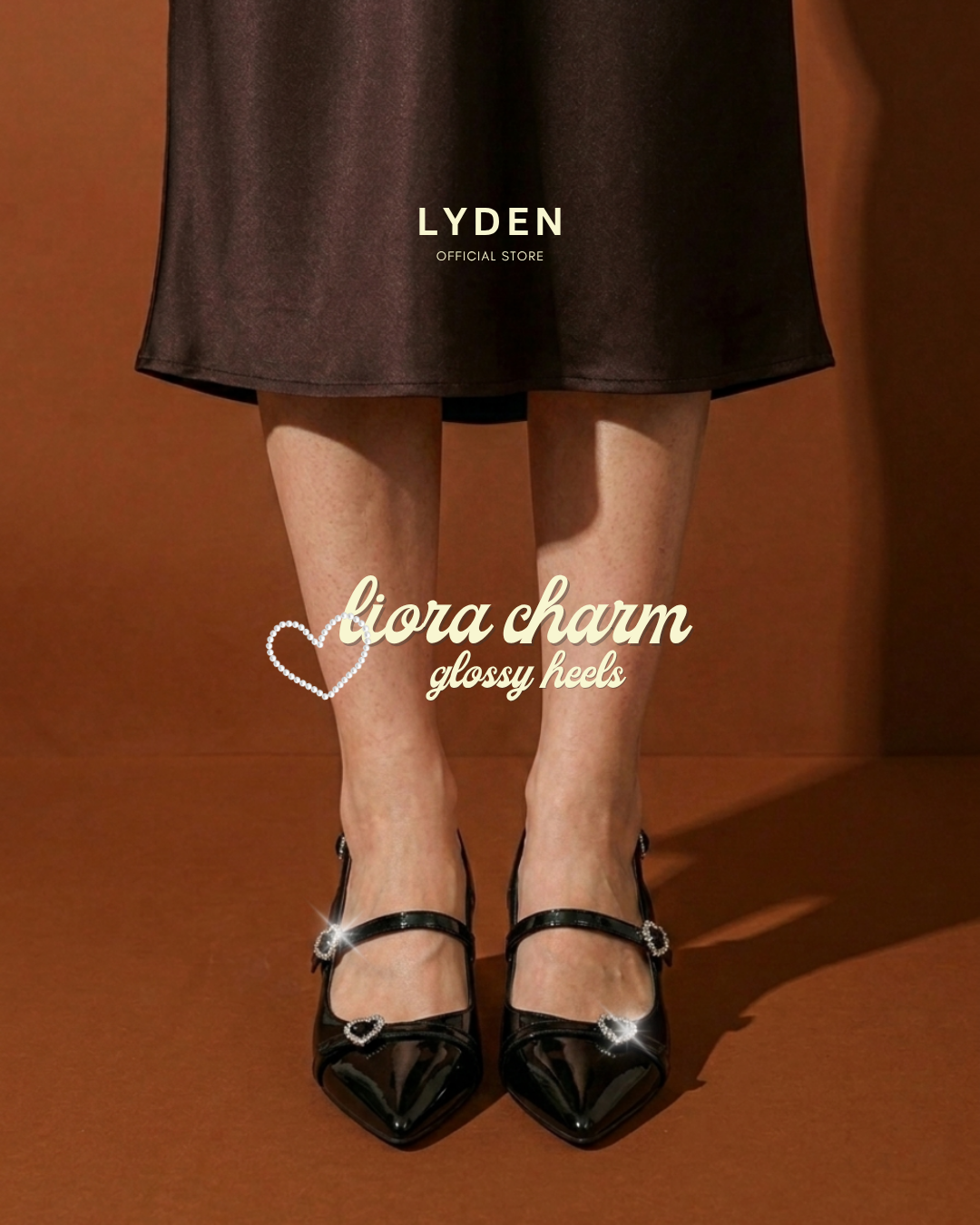 【NEW】Lyden Liora Charm Glossy Series 4cm Pump Heels