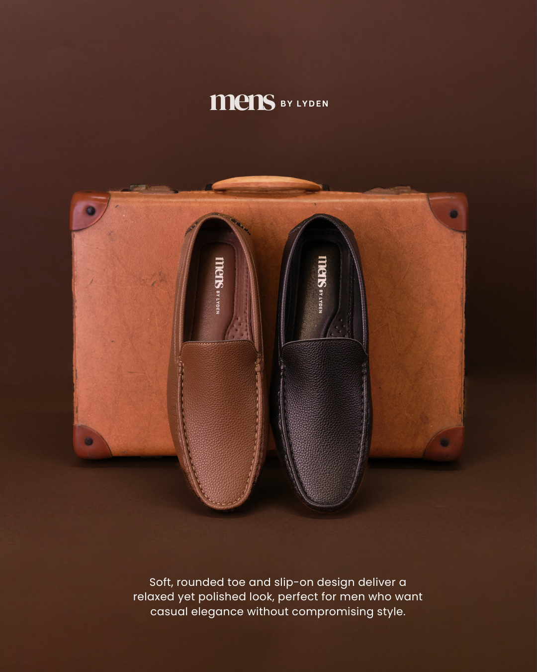 【MENS BY LYDEN】Ardy Moccasins Series - Classic Black//Brown