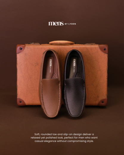 【MENS BY LYDEN】Ardy Moccasins Series - Classic Black//Brown
