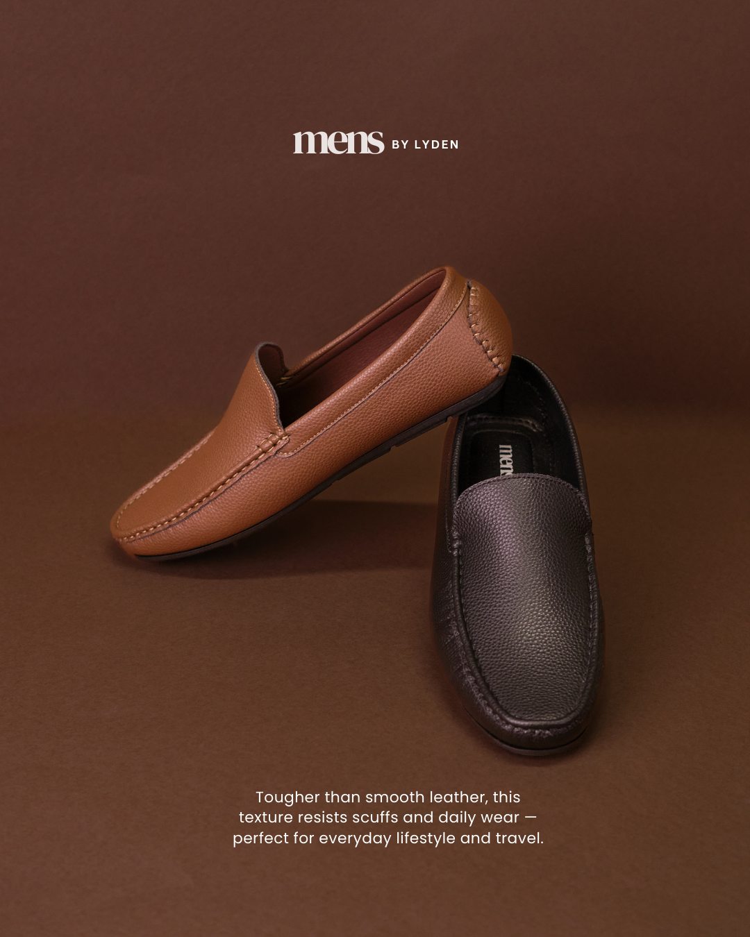 【MENS BY LYDEN】Ardy Moccasins Series - Classic Black//Brown