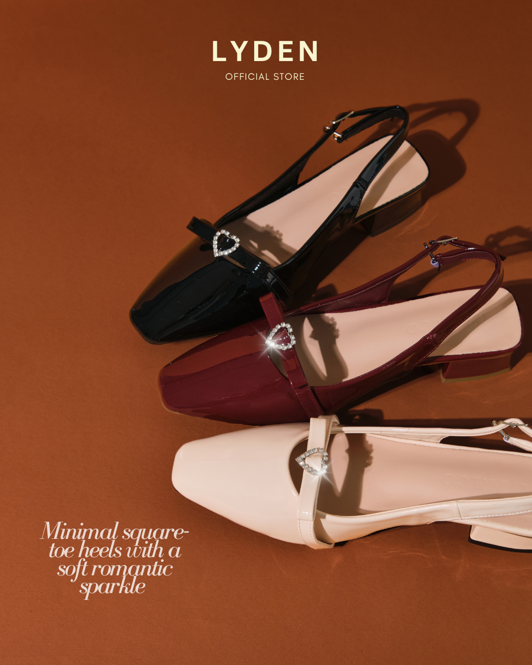 【NEW】Lyden Lovienne Glossy Series 4cm Pump Heels 