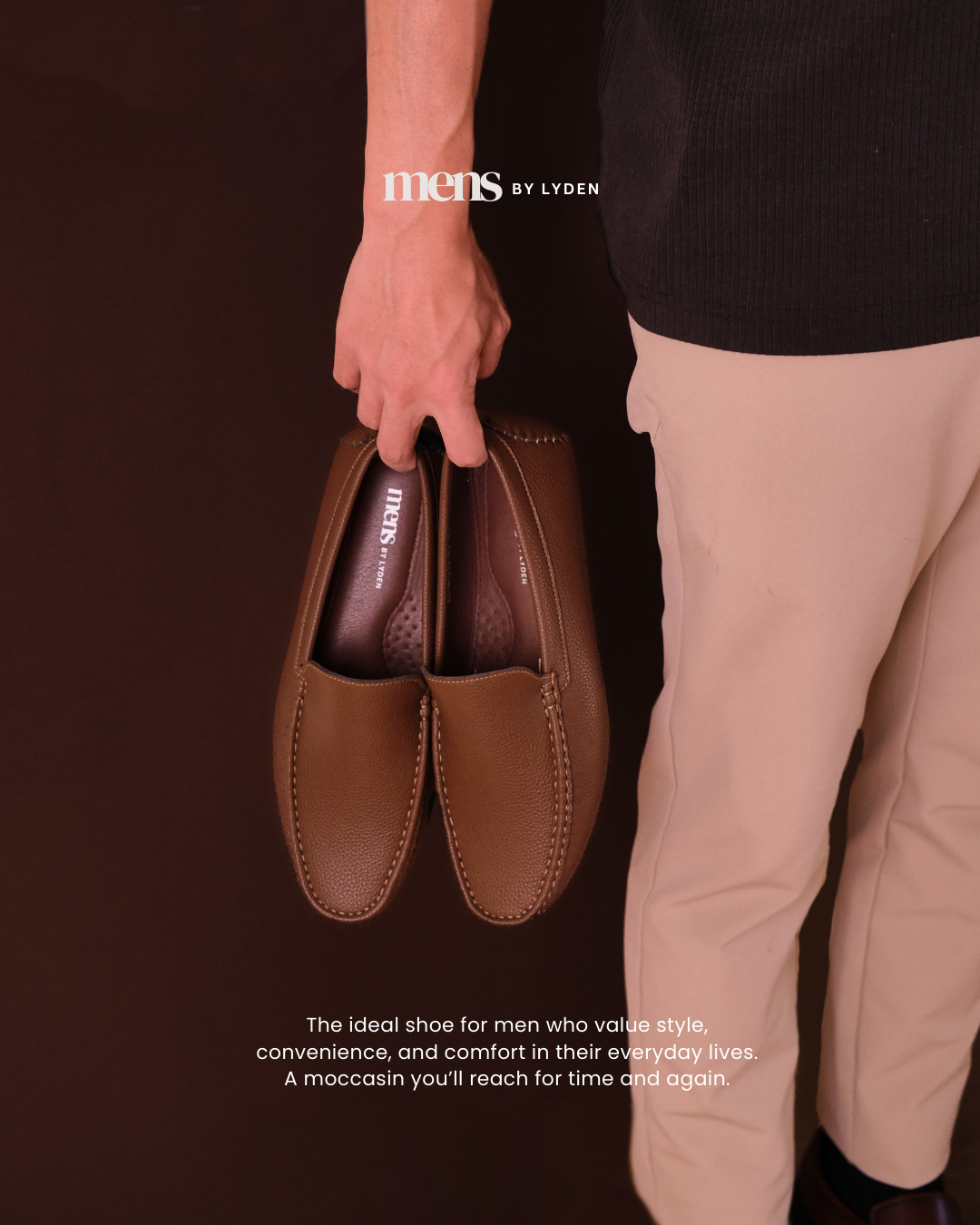 【MENS BY LYDEN】Ardy Moccasins Series - Classic Black//Brown