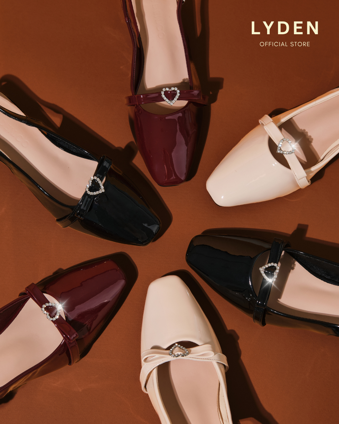 【NEW】Lyden Lovienne Glossy Series 4cm Pump Heels 