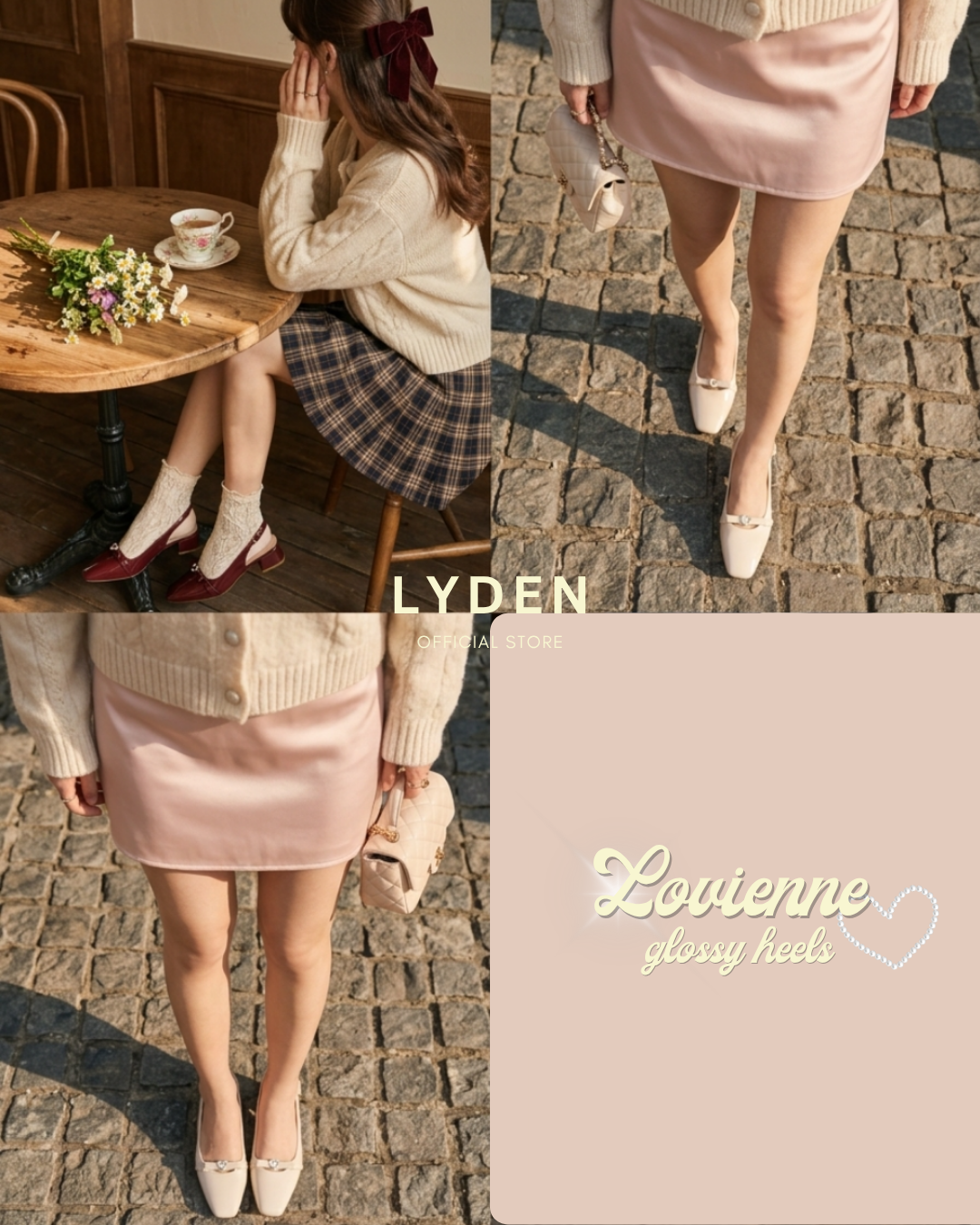 【NEW】Lyden Lovienne Glossy Series 4cm Pump Heels 