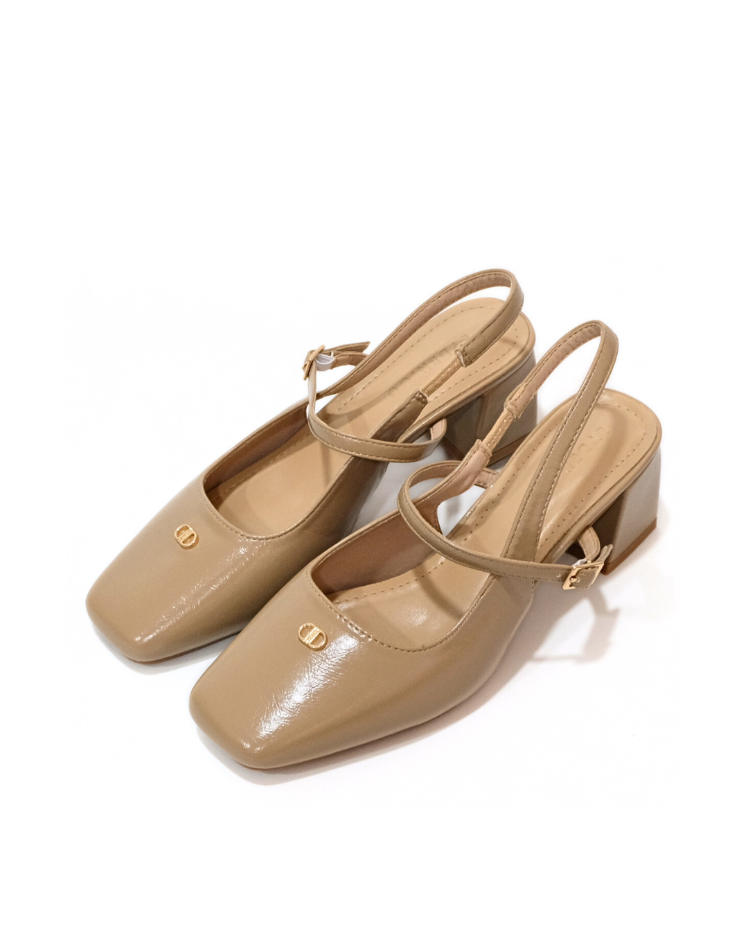 【NEW】Lyden xxxx series 6cm pump heels - Beige//Khaki//Brown