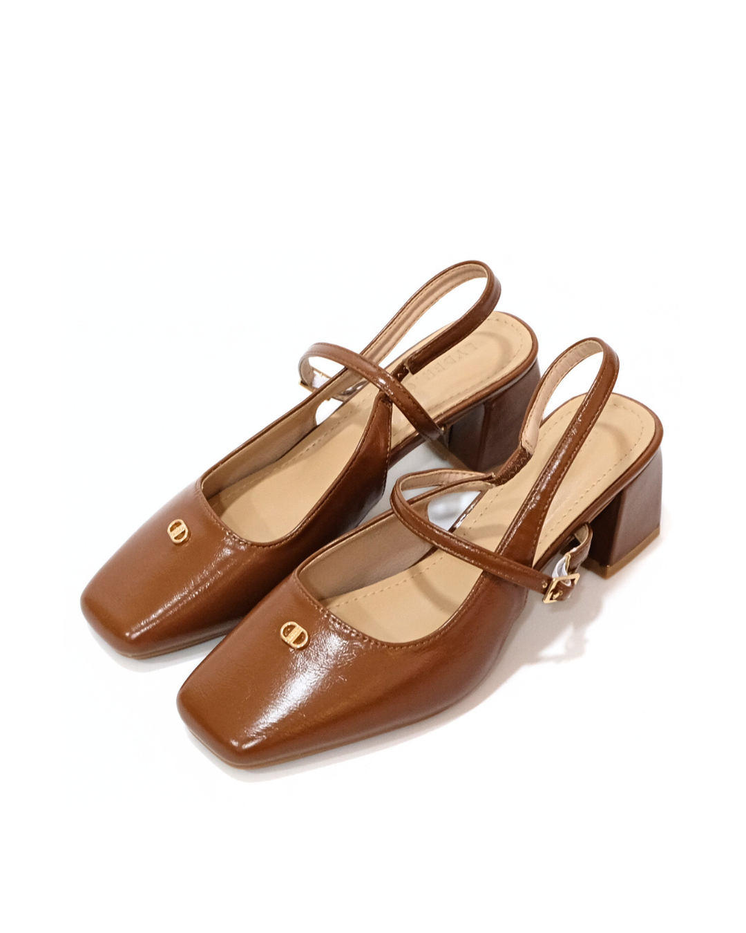 【NEW】Lyden xxxx series 6cm pump heels - Beige//Khaki//Brown