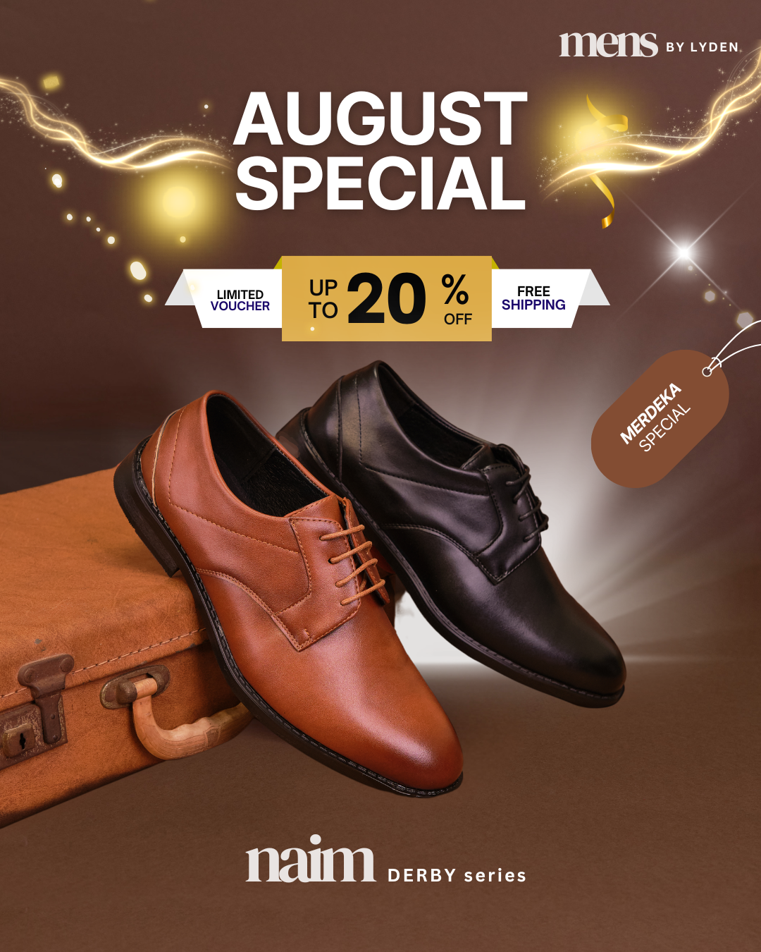 【MENS BY LYDEN】Naim Derby Series