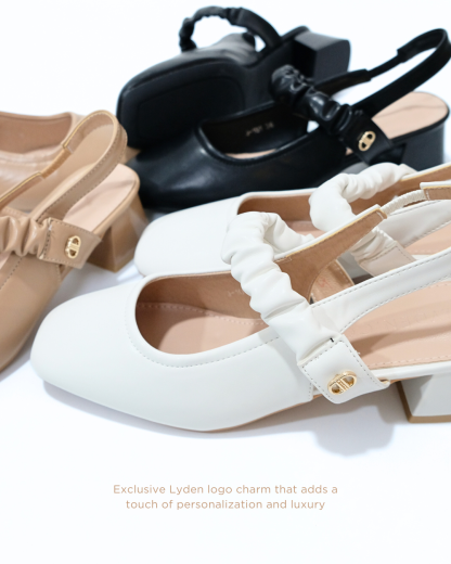 【NEW】Lyden Naura series 5cm pump heels - Classic Black//White//Khaki
