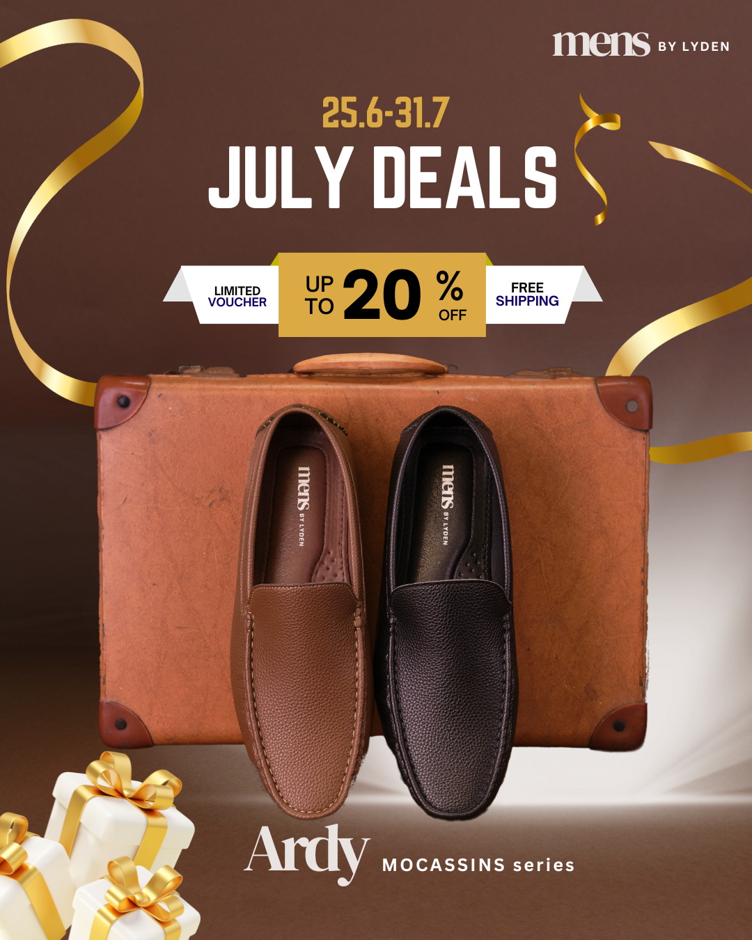 【MENS BY LYDEN】Ardy Moccasins Series