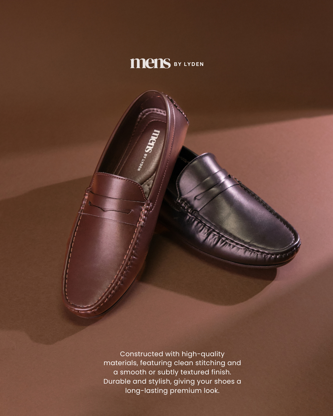 【MENS BY LYDEN】Izzan Loafers Series - Classic Black//Brown