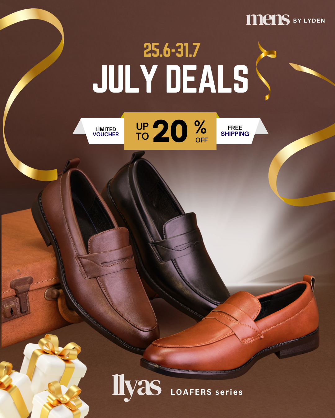 【MENS BY LYDEN】Llyas Loafers Series
